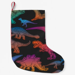 Dinosaurussen emoji, prehistorische dieren achterg kleine kerstsok