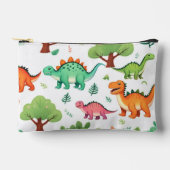 Dinosaurussen en bomen patroonwit etui (Voorkant)