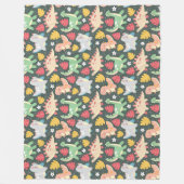 Dinosaurussen. Fleece Blanket Deken (Voorkant)