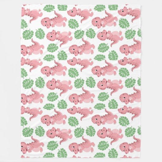 Dinosaurussen. Fleece Blanket Deken (Voorkant)