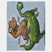 Dinosaurussen Fleece Deken (Voorkant)
