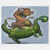 Dinosaurussen Fleece Deken (Voorkant (Horizontaal))