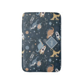 Dinosaurussen in de Kinder ruimte van het ruimtepa Badmat (Voorkant Verticaal)