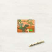 Dinosaurussen in de Wilde Post-it Notes (Op bureau)