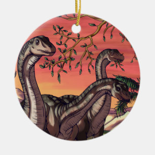 Dinosaurussen in Dusk Keramisch Ornament