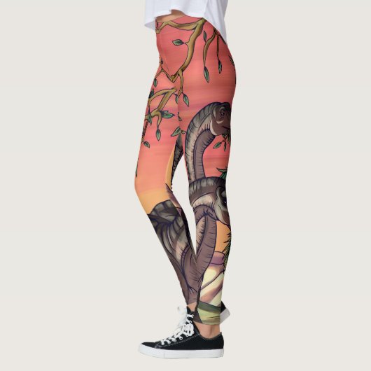 Dinosaurussen in Dusk Leggings (Links)