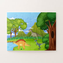 Dinosaurussen in het Kinder vlootsbos