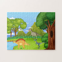 Dinosaurussen in het Kinder vlootsbos