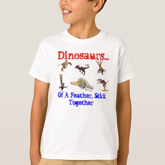 dinosaurussen in shirt (Voorkant)