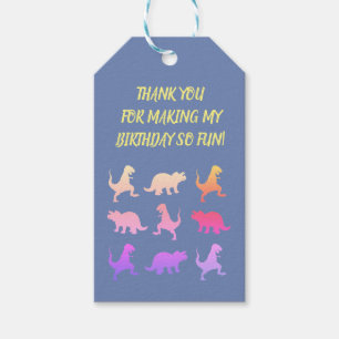 Dinosaurussen Kinder aangepaste geschenk Labels Cadeaulabel