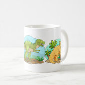 dinosaurussen koffiemok (Voorkant rechts)