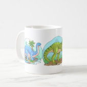 dinosaurussen koffiemok (Voorkant links)
