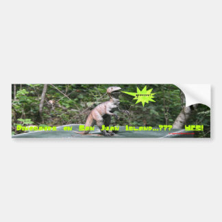 Dinosaurussen op San Juan-eiland Bumpersticker