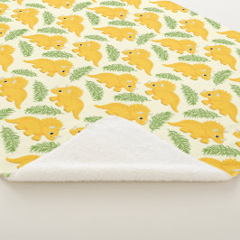 Dinosaurussen. Sherpa Blanket Deken