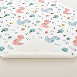 Dinosaurussen. Sherpa Blanket Sherpa Deken