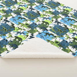 Dinosaurussen. Sherpa Blanket Sherpa Deken