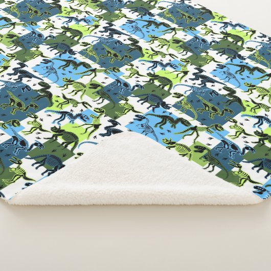 Dinosaurussen. Sherpa Blanket Sherpa Deken (3/4)