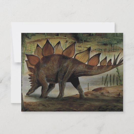 dinosaurussen, Stegosaurus, staart met pieken (Voorkant)