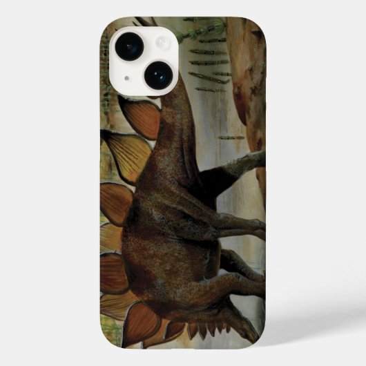 dinosaurussen, Stegosaurus, staart met pieken Case-Mate iPhone Case (Achterkant)