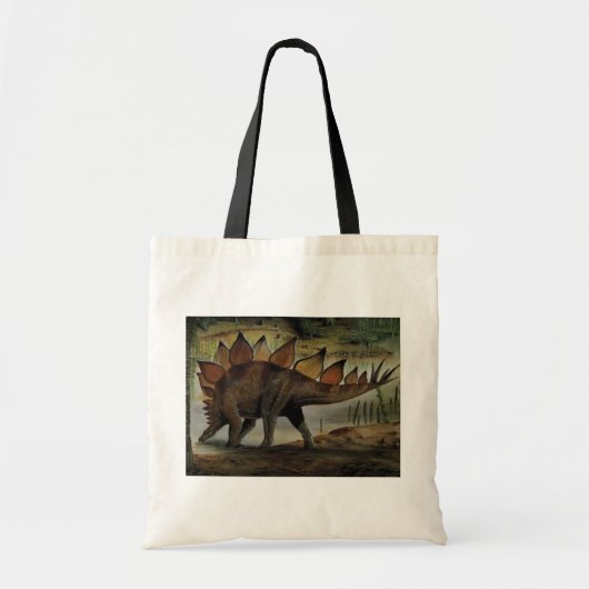 dinosaurussen, Stegosaurus, staart met pieken Tote Bag (Voorkant)