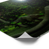 Dinosaurussen tijdens de lunch poster (Hoek)