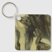 dinosaurussen, Torvosaurus en Brachiosaurus Sleutelhanger (Voorkant)