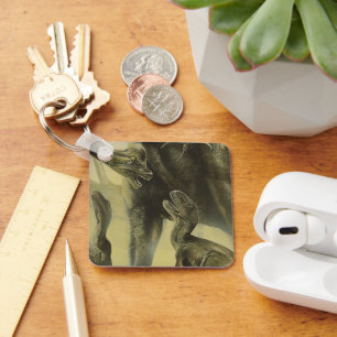  dinosaurussen, Torvosaurus en Brachiosaurus Sleutelhanger