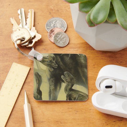 dinosaurussen, Torvosaurus en Brachiosaurus Sleutelhanger (Bureau)