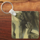 dinosaurussen, Torvosaurus en Brachiosaurus Sleutelhanger (Voorkant)