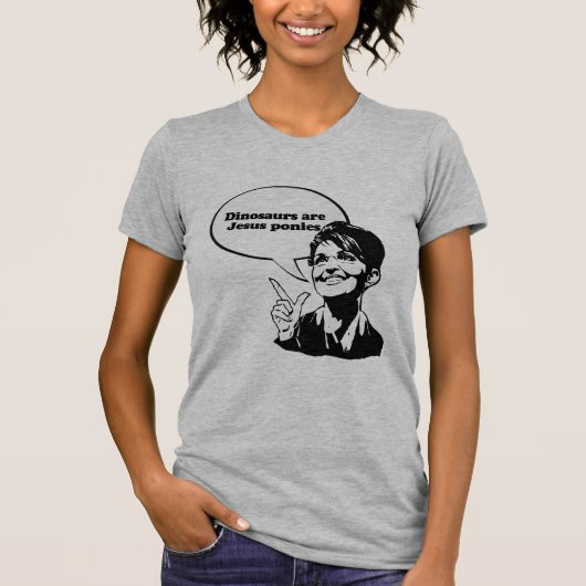 Dinosaurussen zijn Jezus pony's T-shirt (Voorkant)