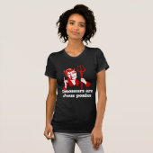 Dinosaurussen zijn Jezus pony's T-shirt (Voorkant volledig)