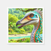 dinosaurusvogel servet (Voorkant)