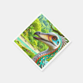 dinosaurusvogel servet (Hoek)