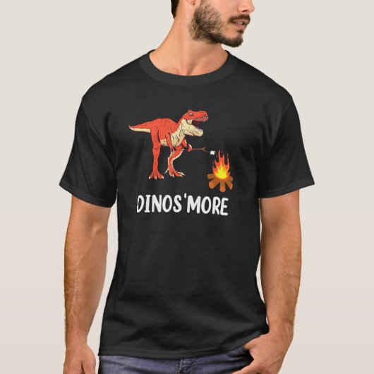 Dinosmore Camping Dinosaur Camp Camper T-shirt (Voorkant)