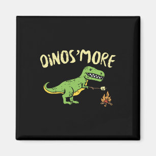 Dinosmore Grappige Dino S'more Kamperen Dinosaurus Magneet