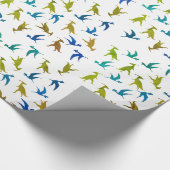 Dinosuars Pattern Cadeaupapier (Hoek)