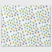 Dinosuars Pattern Cadeaupapier (Vlak)