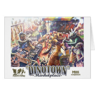 Dinotown Dinosaur Marketplace-kaart
