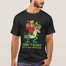 Dinotrump Grappige Trump Riding Dinosaurus Christm T-shirt
