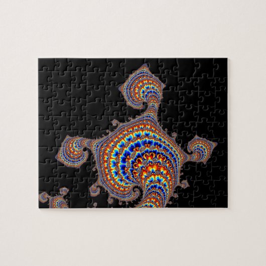 Dinozaur - Fractal Art Legpuzzel (Horizontaal)