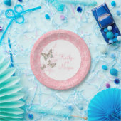 Dinsdag 3 inktvlinder roze witboek bord (Feest)