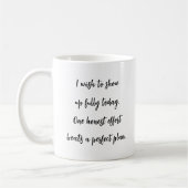 Dinsdag Aangepaste Motiverende Quote Koffiemok (Links)