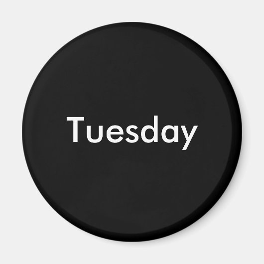 Dinsdag Magneet (Voorkant)