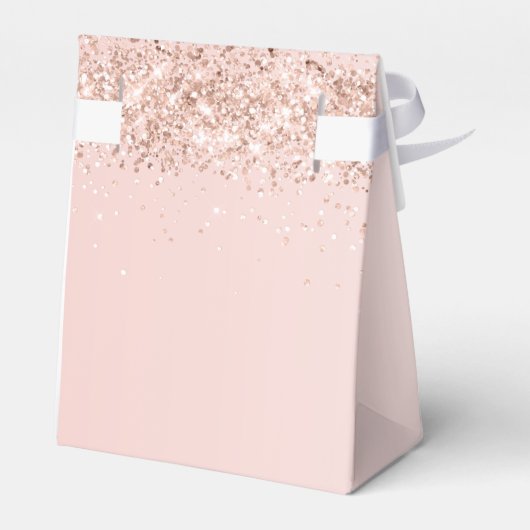 Dinsdag roos gouden eucalyptus glitter dank u bedankdoosjes (Achterkant)