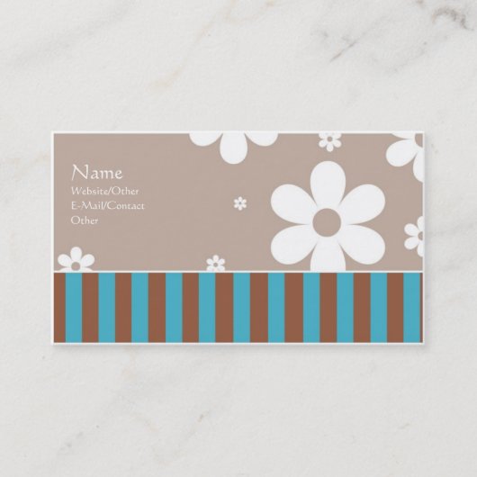 dinsdagmiddag visitekaartje (Voorkant)