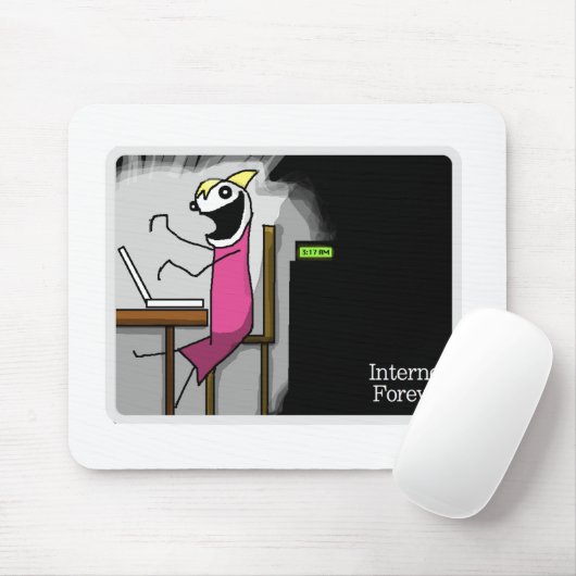 D'Internet tapis de souris pour toujours (Avec souris)