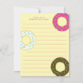 Dinuts Cartes fixes plates pour enfant Doughnut (Devant)
