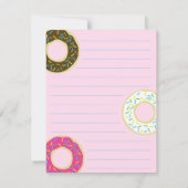 Dinuts Cartes fixes plates pour enfant Doughnut (Dos)