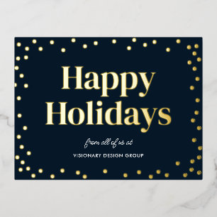 D'invitation À Feuilles D'aluminium Carte postale Bubbly Cheval FOIL Business Holiday