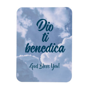 Dio Te Benedica Italiaans religieus Magneet
